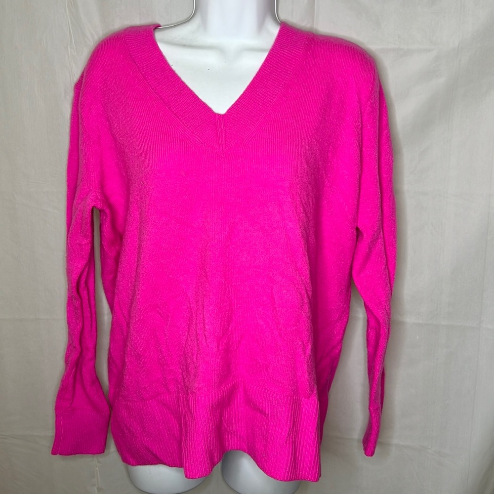 Banana Republic Hot Pink Long Sleeve Top
